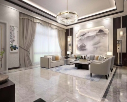 佘山玺樾新中式风格别墅装修工地图-2