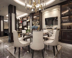 佘山玺樾新中式风格别墅装修工地图-9