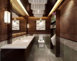 佘山玺樾新中式风格别墅装修工地图-14