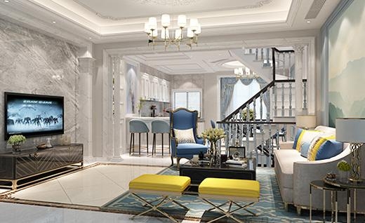 安礼香苑现代简约别墅装修效果图