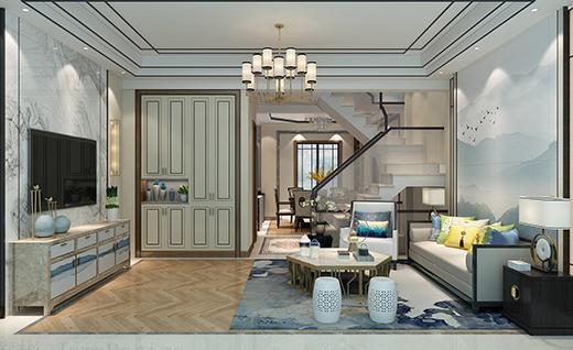 安礼香苑新中式风格别墅装修效果图