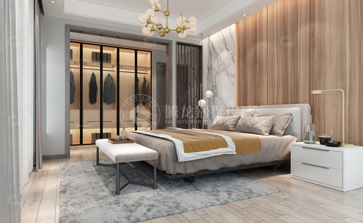 安勇嘉苑合院现代简约别墅装修效果图-1