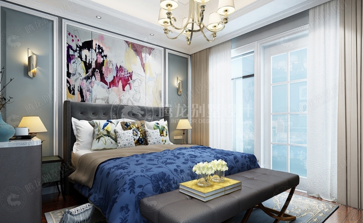 安勇嘉苑合院现代简约别墅装修效果图-2