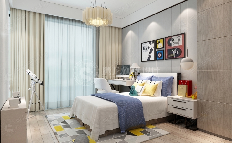 安勇嘉苑合院现代简约别墅装修效果图-4