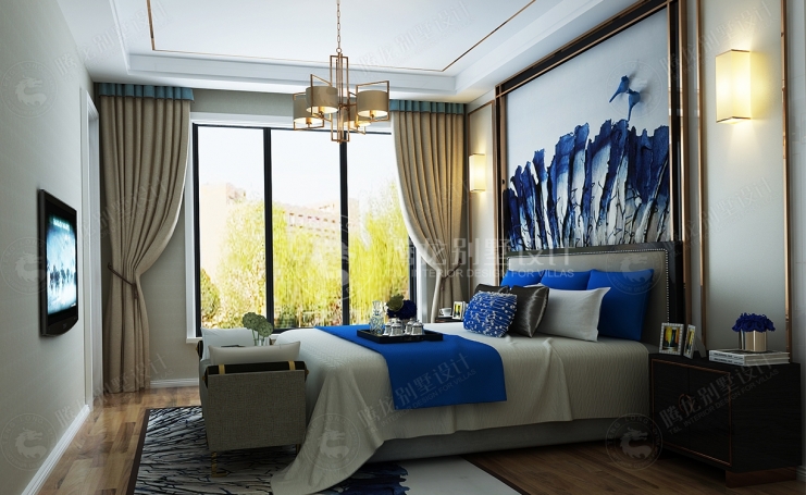 白金院邸现代简约别墅装修效果图-7