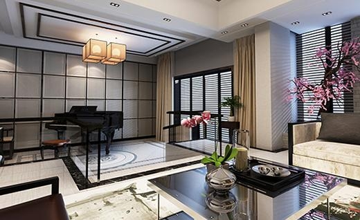 东城江南新中式风格别墅装修效果图