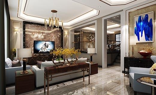 白金院邸现代简约别墅装修效果图