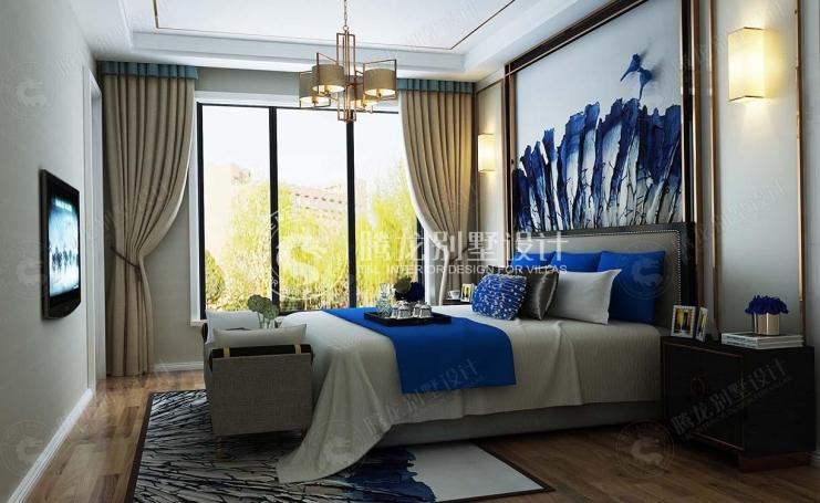 白金院邸现代简约别墅装修效果图-2