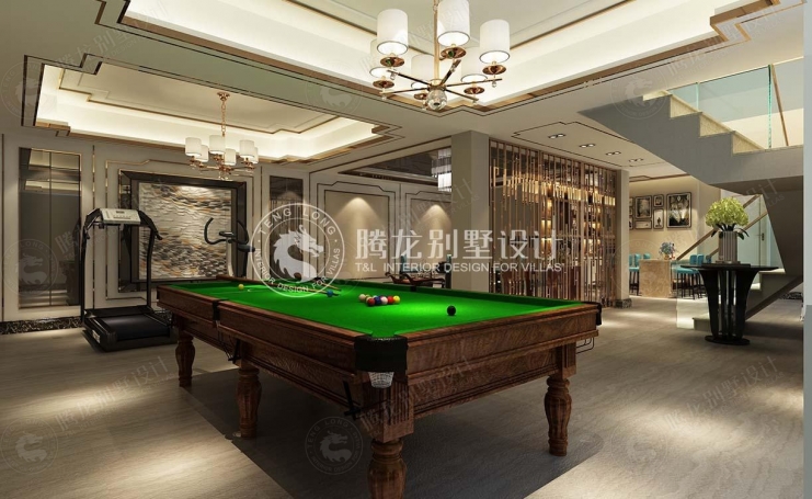 白金院邸现代简约别墅装修效果图-7