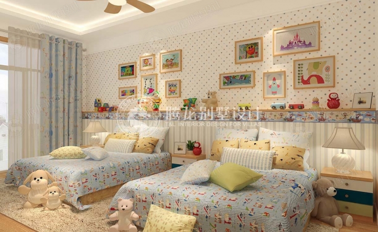 三湘海尚别墅现代简约别墅装修效果图-6