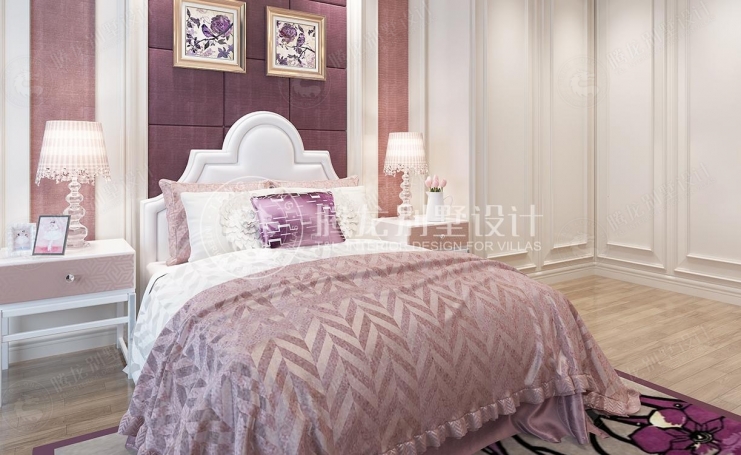 三湘海尚云邸美式风格别墅装修效果图-2