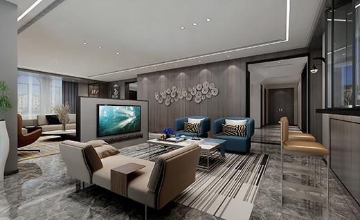 乔爱庄园现代简约别墅装修效果图