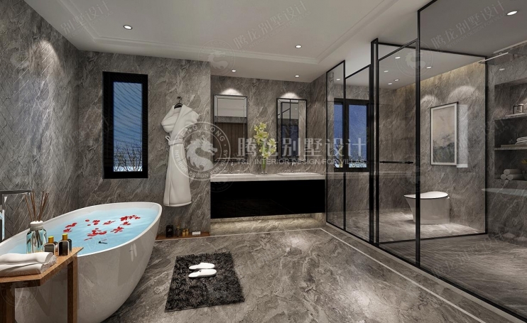 乔爱庄园现代简约别墅装修效果图-2