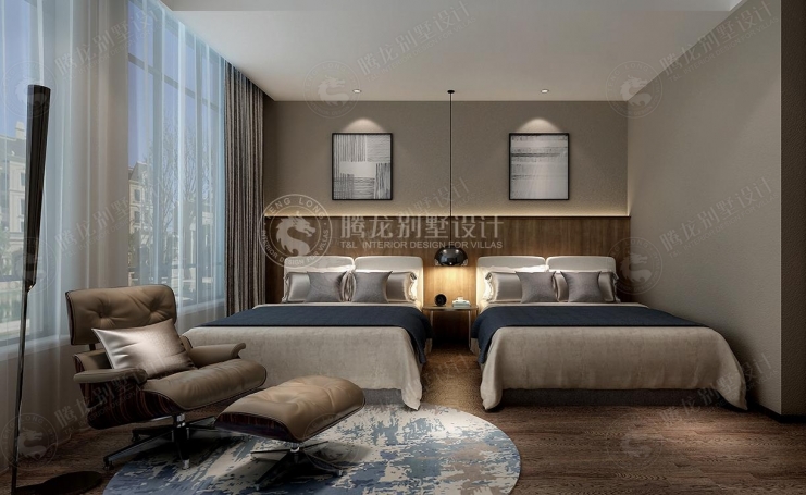 乔爱庄园现代简约别墅装修效果图-5