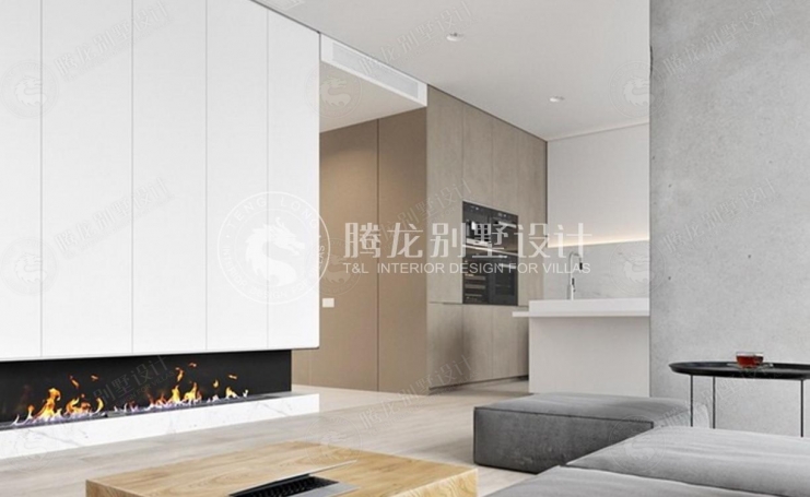 浦江华侨城现代简约别墅装修效果图-12