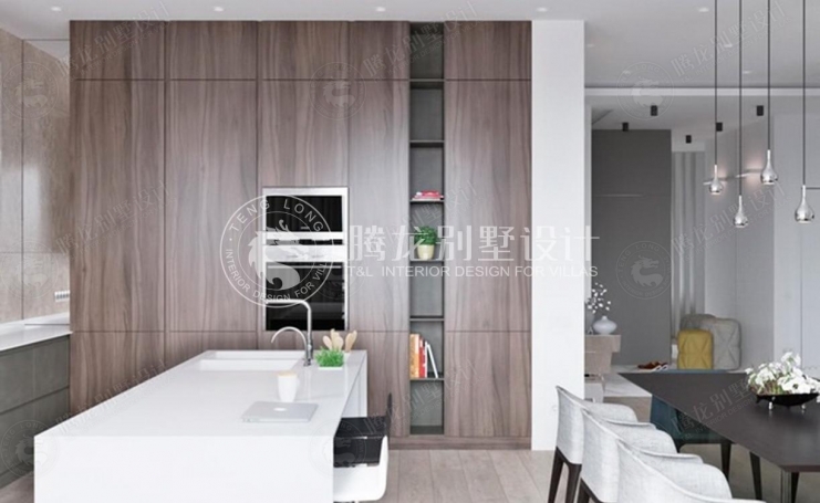 浦江华侨城现代简约别墅装修效果图-13