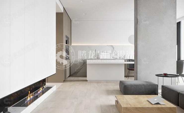 浦江华侨城现代简约别墅装修效果图-14