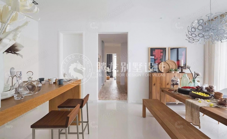 西郊半岛现代简约别墅装修效果图-3