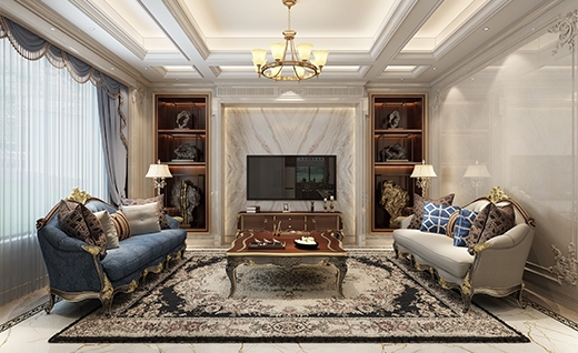 宝宸花园法式风格别墅装修效果图