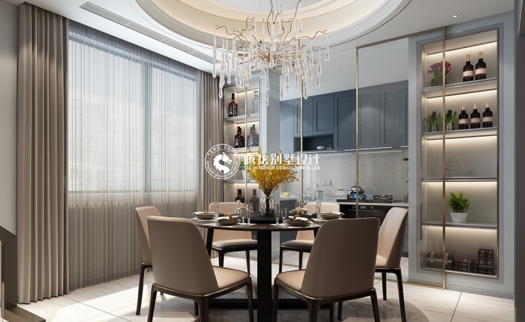 城开云外现代简约别墅装修效果图-2