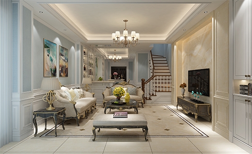 鑫苑世家美式风格别墅装修效果图