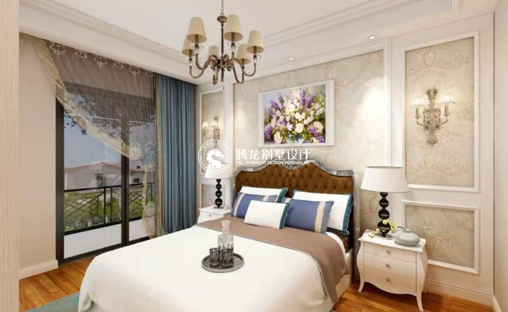 鑫苑世家美式风格别墅装修效果图-3