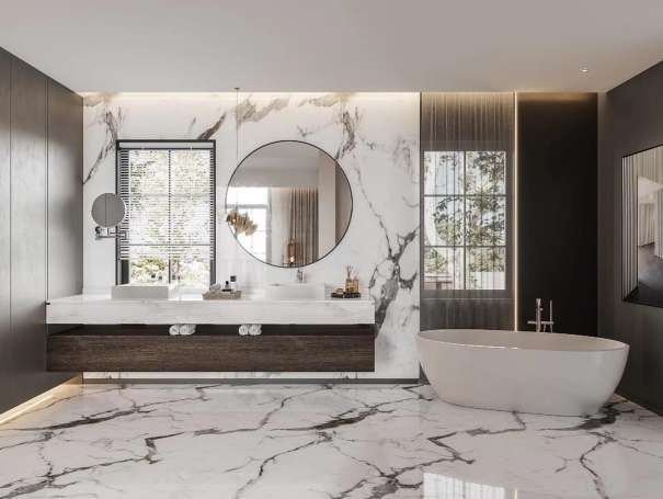 建德南郊别墅轻奢风格别墅装修效果图-3