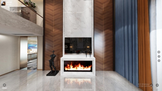 佘山东郡轻奢风格别墅装修效果图