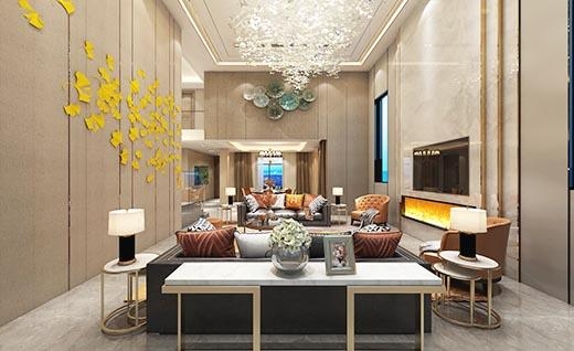 颐景园现代简约别墅装修效果图