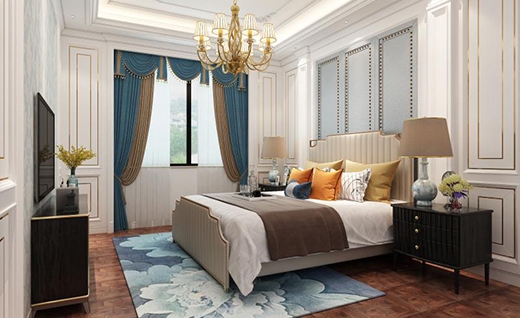 合生广富汇新中式风格别墅装修效果图