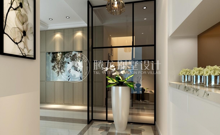 安亭新镇德绍豪斯现代简约别墅装修效果图-3