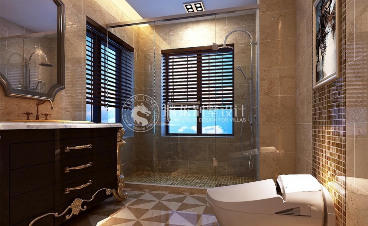 南郊别墅欧式风格别墅装修效果图-12