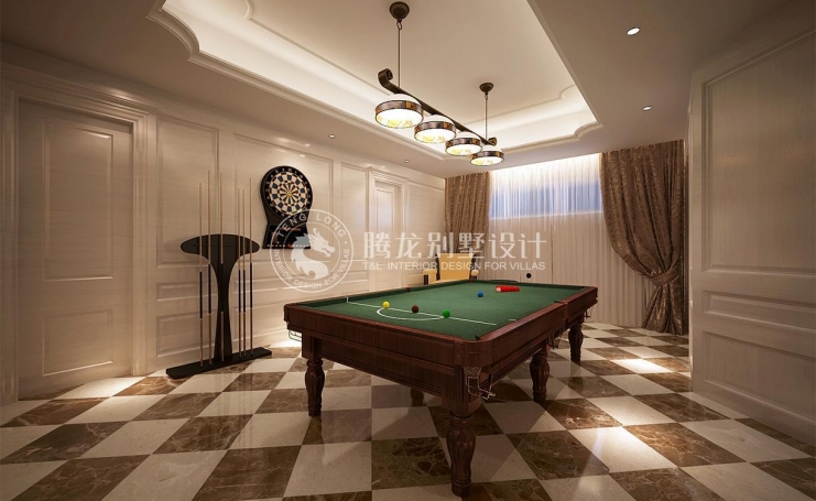 南郊别墅欧式风格别墅装修效果图-14