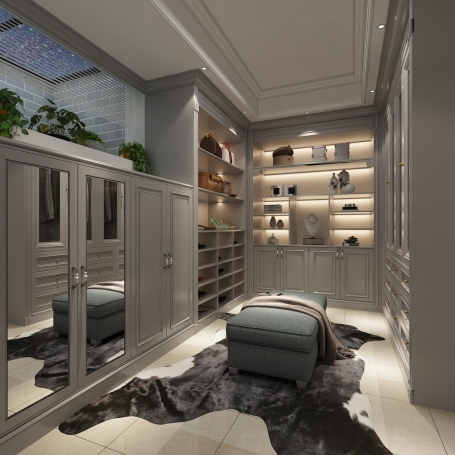 同济晶萃混搭风格别墅装修效果图-3