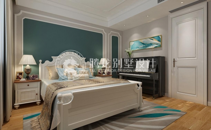 金地都会艺境现代简约别墅装修效果图-2