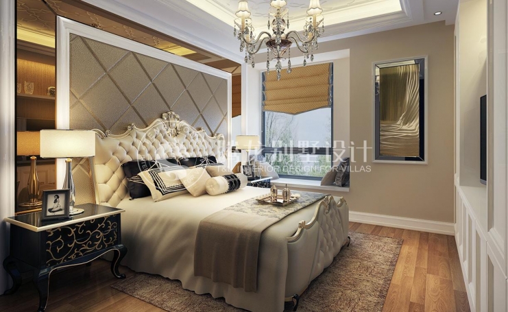 金地都会艺境欧式风格别墅装修效果图-3