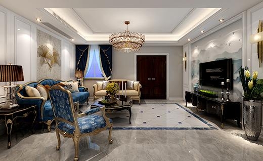 金地都会艺境欧式风格别墅装修效果图
