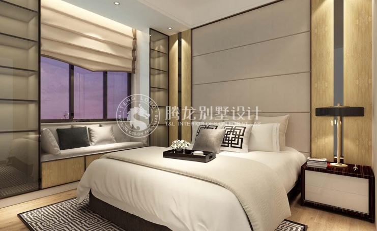 金地都会艺境现代简约别墅装修效果图-4