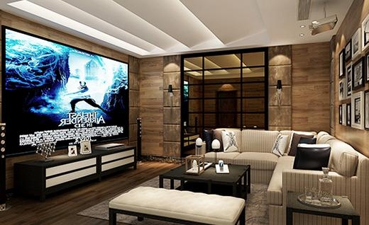 览海国际高尔夫社区混搭风格别墅装修效果图