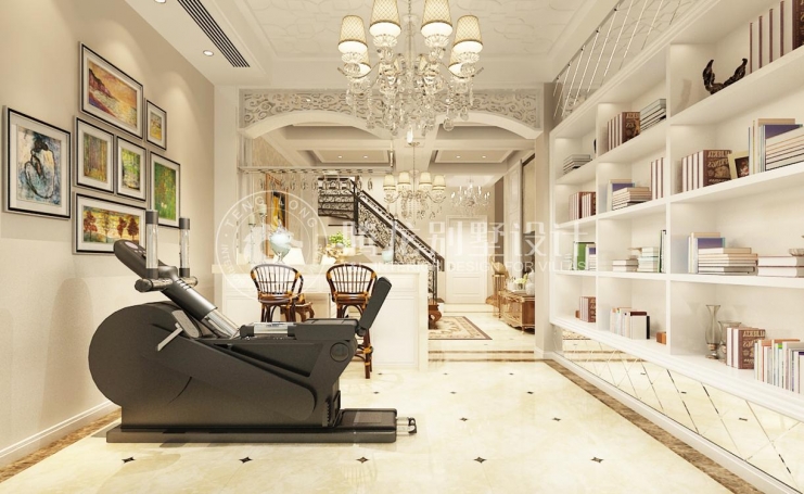 瀛通金鳌山公寓别墅欧式风格别墅装修效果图-1