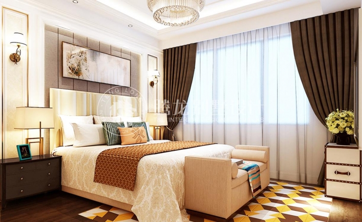 瀛通金鳌山公寓别墅欧式风格别墅装修效果图-6