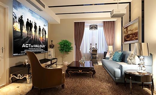 三湘海尚云邸欧式风格别墅装修效果图