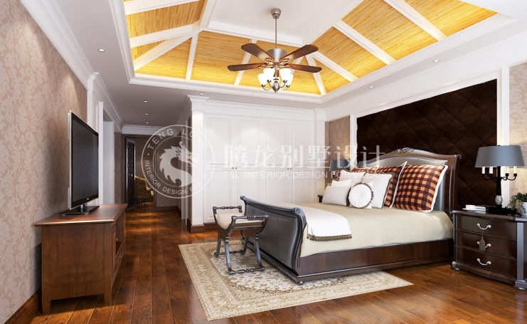 虹山半岛现代简约别墅装修效果图-1