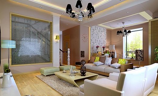 泊仕郡现代简约别墅装修效果图
