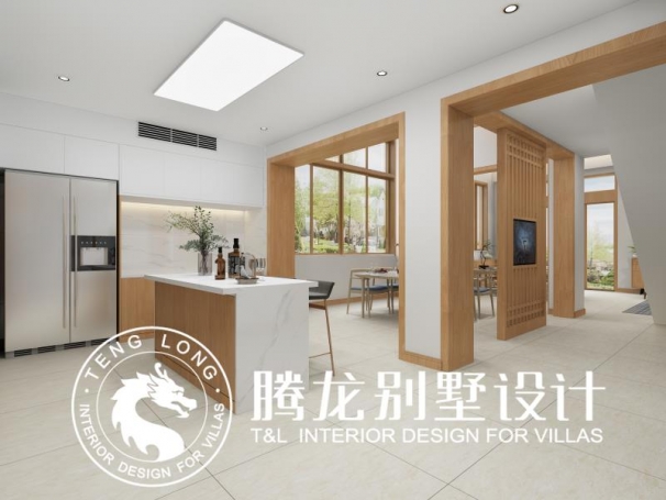 金地格林春晓现代简约别墅装修效果图-1