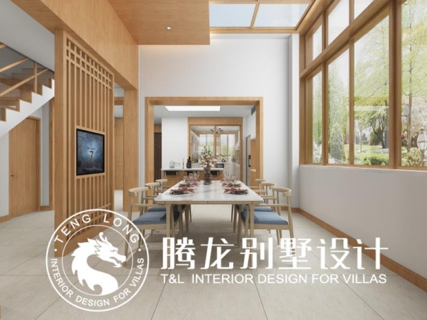 金地格林春晓现代简约别墅装修效果图-5