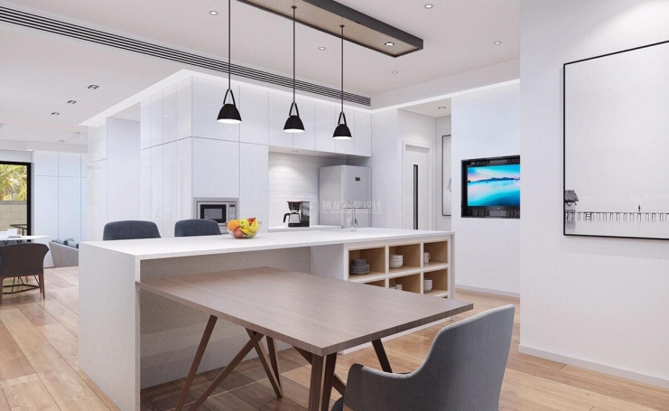 佘山玺樾现代简约别墅装修效果图-4