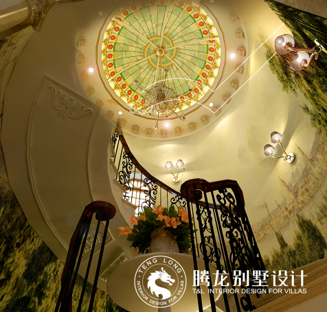 传说九九会所法式风格别墅装修效果图-4