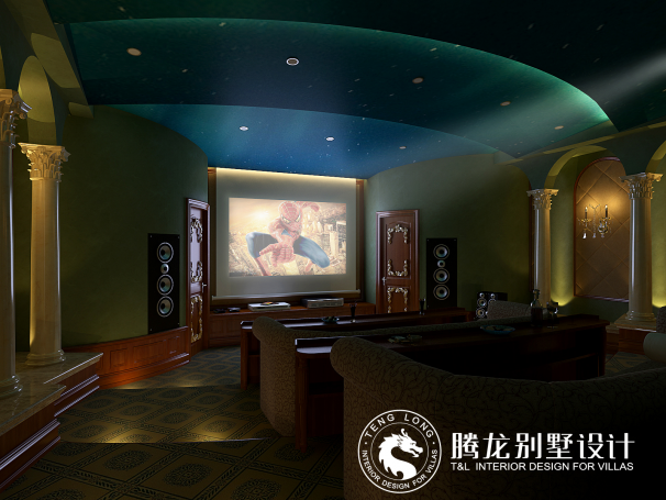 传说九九会所法式风格别墅装修效果图-5