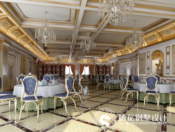 新疆南山庄园会所混搭风格别墅装修效果图-3